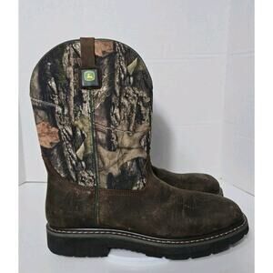 John Deere SKECHERS Waterproof Rowood Moss Burrow Boots Size 13